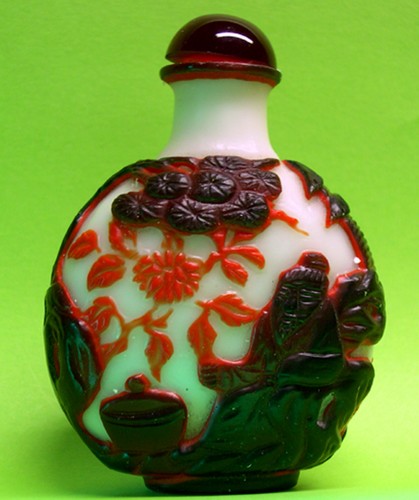 Tabatière chinoise overlay - tabatière,