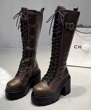 Bottines rangers marron femme - bottines,