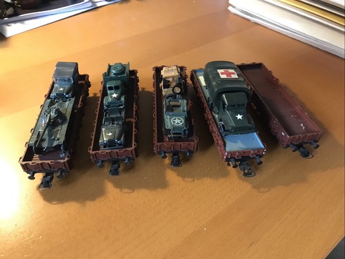 Roco lot 5 wagons plats - 5,