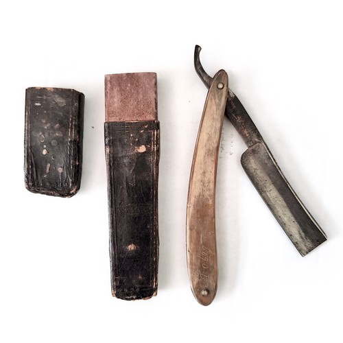Antique straight razor - antique,