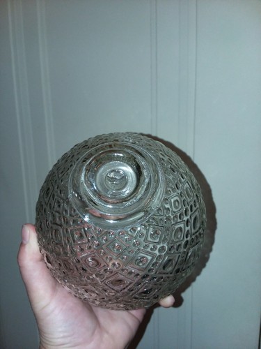 Vintage clear pressed glass - clear,