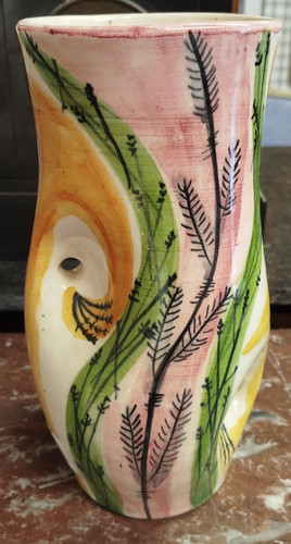 Vase ceramique accolay signe - vase,