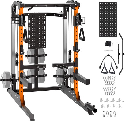 Power rack squat - with, j