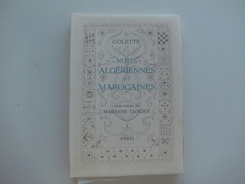 Colette notes algeriennes - colette,