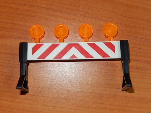 Playmobil barriere chantier - ,