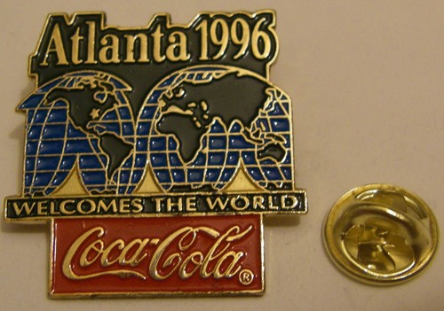 Pins coca cola - atlanta, 1996