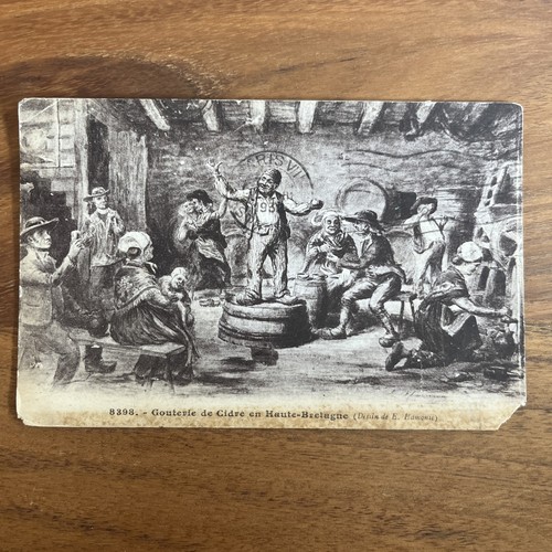 Postcard cpa gouterie de - postcard,