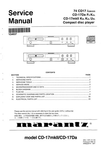 Service manuel instructions - service,
