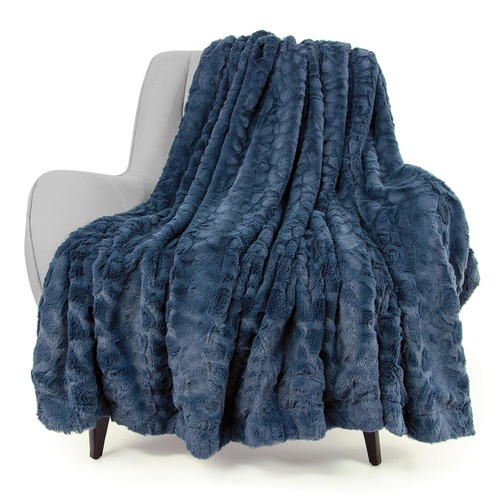 Couverture fausse fourrure - fausse,