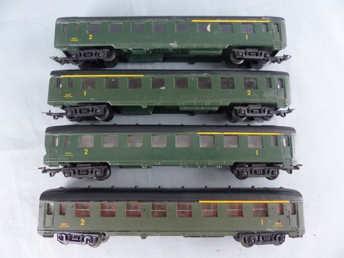 Jouef lot de 4 wagons - lot,