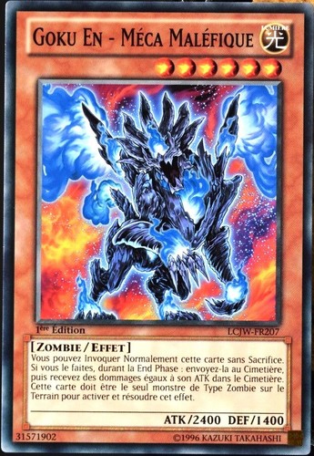 Carte lcjw fr207 goku - yu-gi-oh,