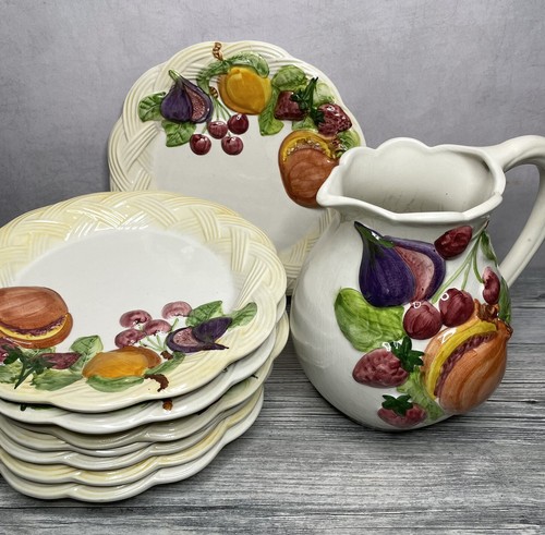 Ensemble assiettes pichet - assiettes,