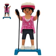 Playmobil figurine femme rose