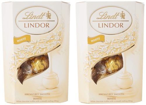 Lindt lindor white chocolate - white,