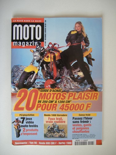 Moto magazine 153 honda 1000 - moto,