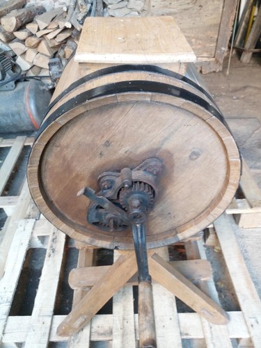 Baratte ancienne bois - en,
