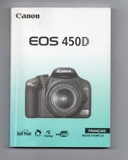Canon EOS 450 D Mode d'emploi / Guide d'utilisation en Français (ME26)