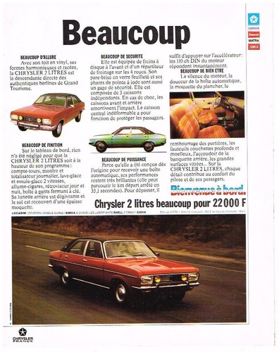 Publicité advertising 1974 - publicité,
