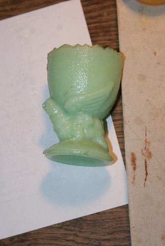Coquetier poule opaline verte - coquetier,