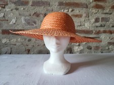Capeline en paille  chapeau de