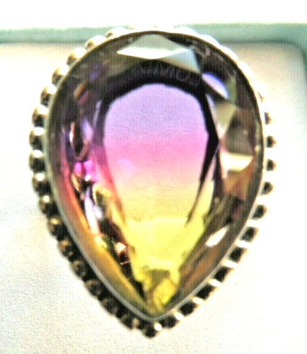 Bague précieuse amétrine - précieuse, en