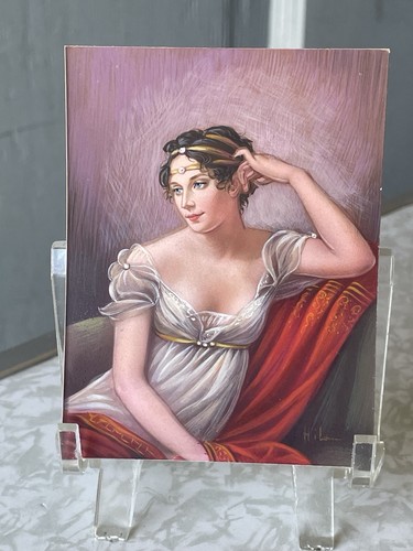 Hand painted mini portrait - hand-painted,