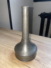 Vase En Étain Art Déco Avec Poinçon 