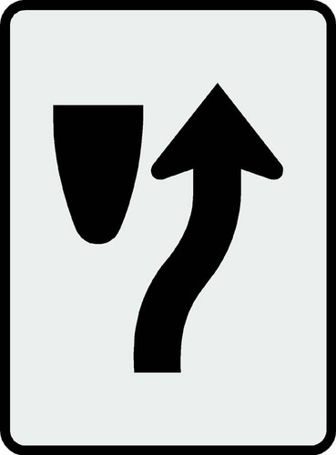 Keep right symbol sign - right,