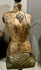 Nat Et Nin ?RARE ? Rio Grande Ravissant Sac Matelassé Kaki