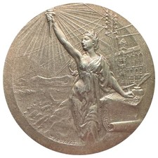 Médaille Br " Femme et un