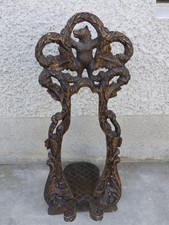 tire botte foret noire ours sculpte carved wood stand boot jack black forest