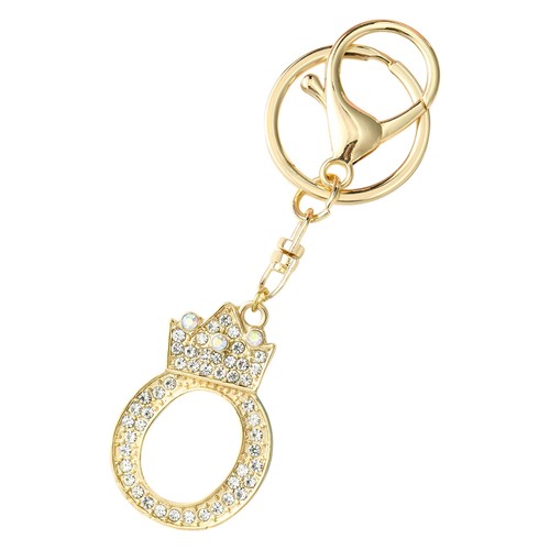 Porte clés couronne - couronne, diamants