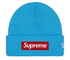 Supreme Box Logo Beanie Cyan