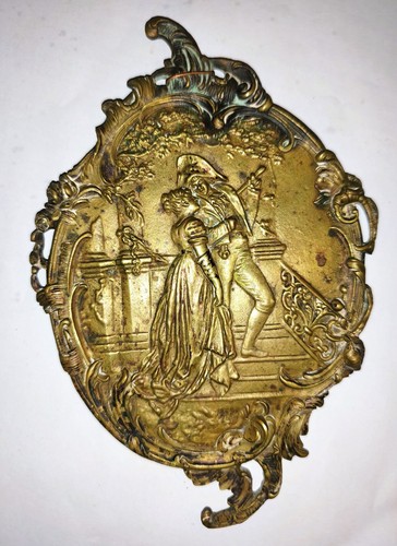 Bas relief ancien bronze - bas-relief,