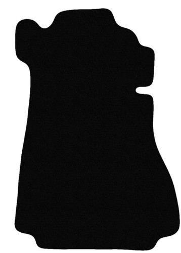 Noir velour conducteur tapis - velour,,