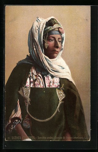 Sorcière arabe disque de - sorcière, arabe,