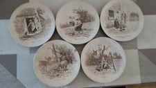 Lot de 5 assiettes