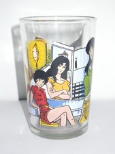 Verre vintage Moutarde Amora -