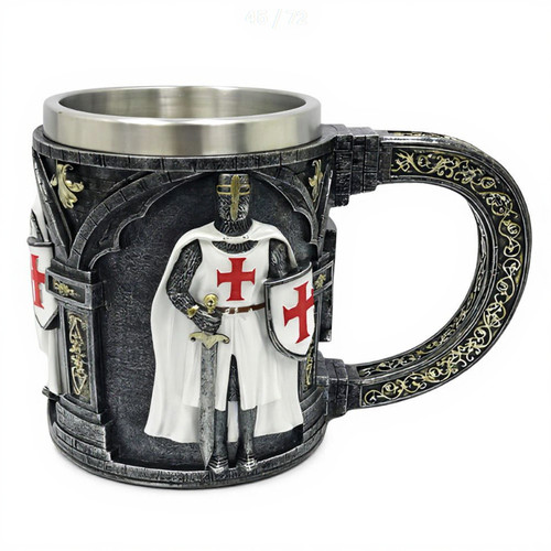 Chope médiévale chevalier - chope,