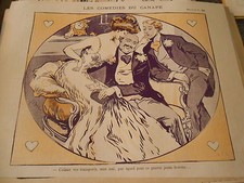 Les Comédies du Canapé calmez vos transports girl Print Art Déco 1906