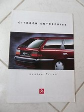Citroen Xantia Break entrperise 1995 sales brochure prospekt catalogue