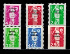 Timbres de Saint Pierre & Miquelon N° 572 , 578 , 587 à 590  neuf ** MNH