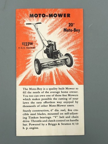 1940s reel lawn moto - lawn, mower