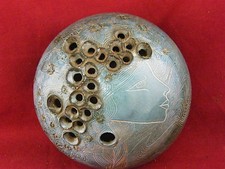 Céramique Visage Femme Jean Cocteau Pique Fleur Mural