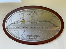 SUPERBE PLAQUE SOUVENIR COSTA