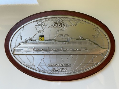 Superbe plaque souvenir costa - superbe,