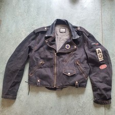 Veste denim cuir - veste,