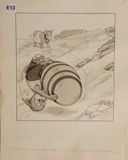 E 13  DESSIN ORIGINAL ARNAL