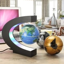 Globe Flottant Magnétique LED avec Carte du Monde, Lampe Électronique Antipassio