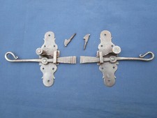 2 targettes ressort fer forgé